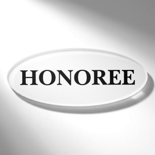 Magnetic Badge - Honoree