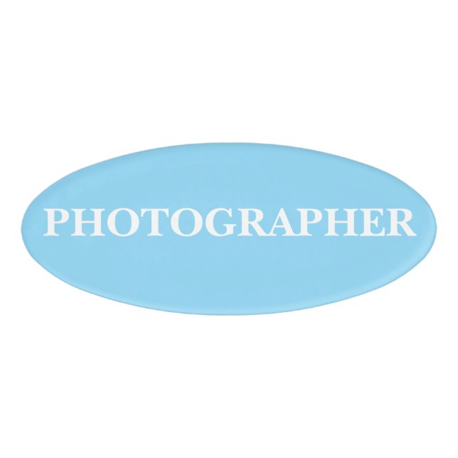Magnetic Badge - Photographer (Front)