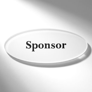 Magnetic Badge - Sponsor