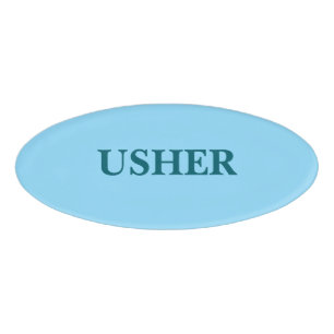 Magnetic Badge - USHER