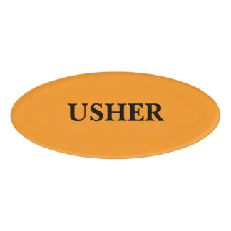 Magnetic Badge - USHER