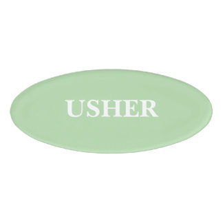 Magnetic Badge - USHER
