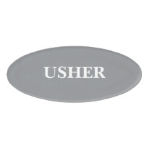 Magnetic Badge - USHER