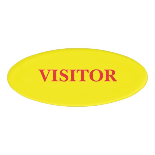 Magnetic Badge - Visitor