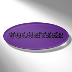 Magnetic Badge - Volunteer