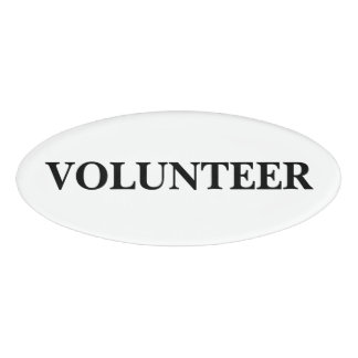 Magnetic Badge - Volunteer