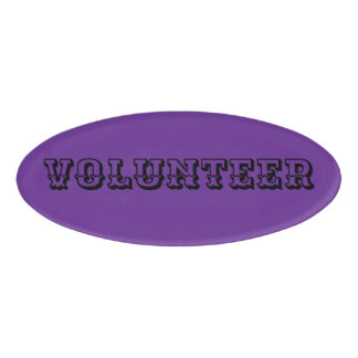 Magnetic Badge - Volunteert