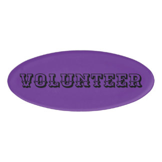 Magnetic Badge - Volunteert