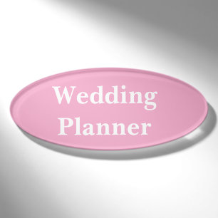 Magnetic Badge - Wedding Planner