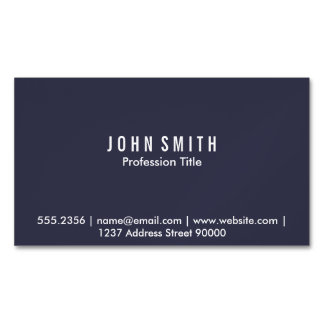 Magnetic Business Card (deep blue)