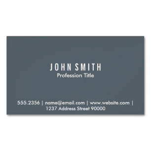 Magnetic Business Card (gray)