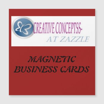 Magnetic Business   Cards by CREATIVEforBUSINESS at Zazzle