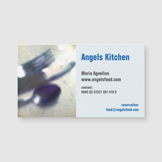 Magnetic Business Cards (Front)