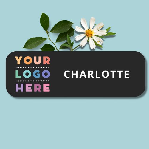 Magnetic Business Company Logo Employee Name Tag