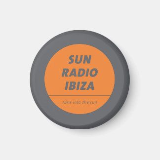 Magnetic Button by Sun Radio Ibiza  Magnet