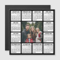 Magnetic Calendar Square with Photo Zazzle