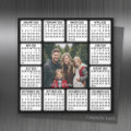Magnetic Calendar Square with Photo Zazzle
