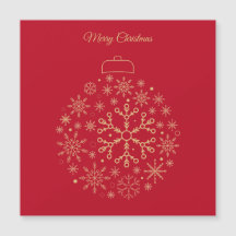 Magnetic card Merry Christmas