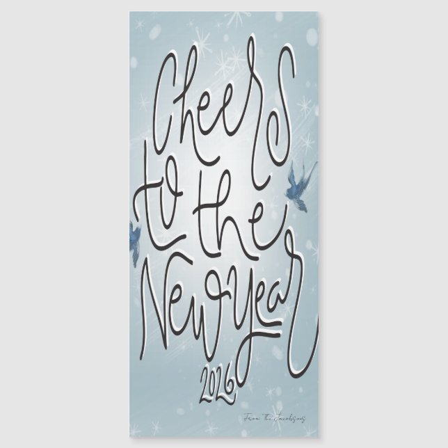 Magnetic Card new years (Front)