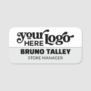 Magnetic Company Business Logo Employee Name Tags