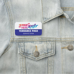 Magnetic Company Business Logo Employee Name Tags