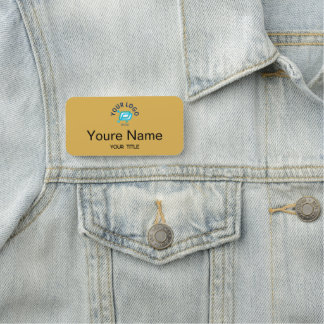 Magnetic Company Employee Name Tag