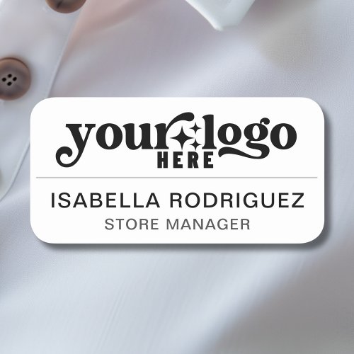 Magnetic Company Employee Name Tag 