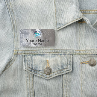 Magnetic Company Employee Name Tag