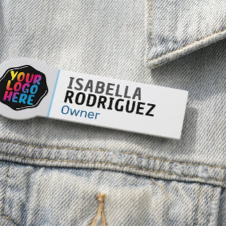 Magnetic Company Employee Staff Personalize Custom Name Tag