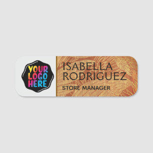 Magnetic Company Employee Staff Professional Name Tag