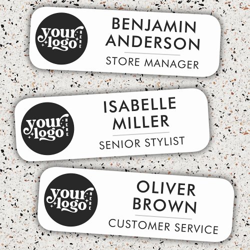 Magnetic Custom Company Logo Employee Name Tag