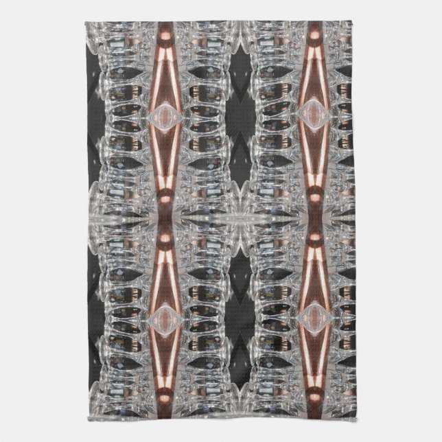 Magnetic Direction Blooming Kitchen Towel (Vertical)