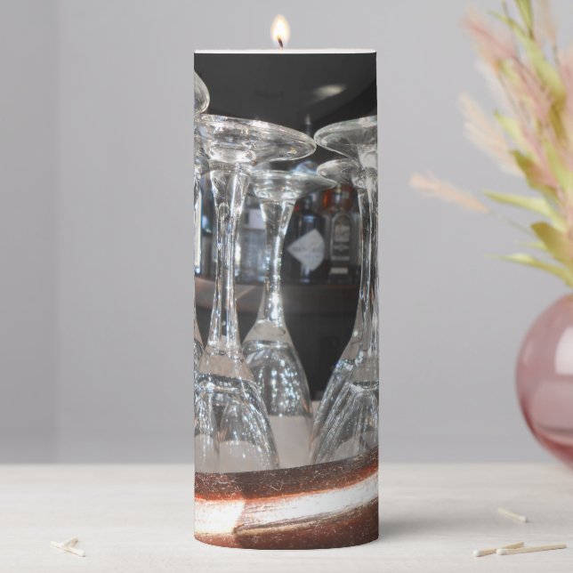 Magnetic Direction Blooming Pillar Candle (In Situ)