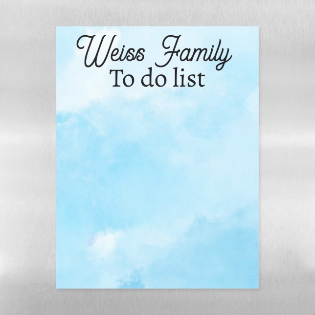 Magnetic Dry Erase Board  (Vertical)