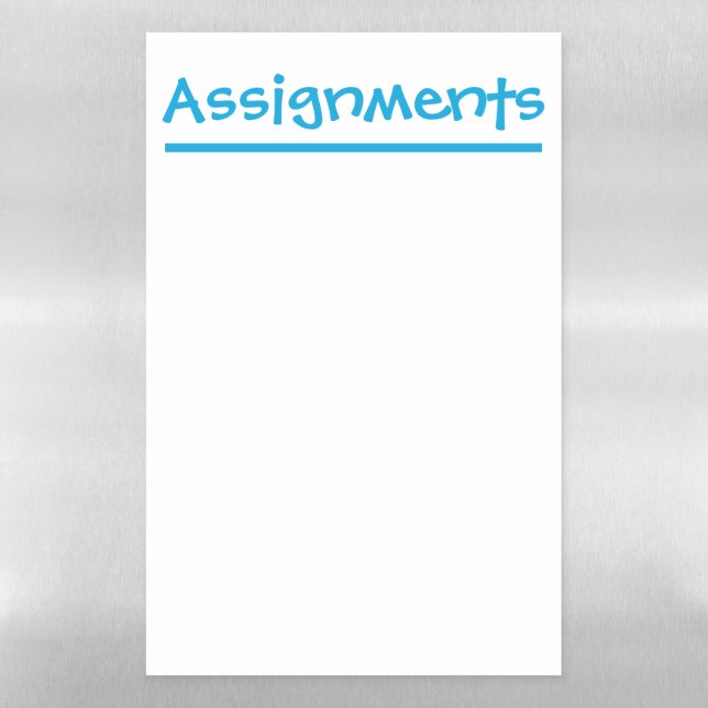 Magnetic Dry Erase Board (Vertical)