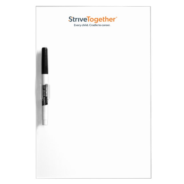 Magnetic Dry Erase Board - Medium w/ Pen 12" L x 8 (Front)