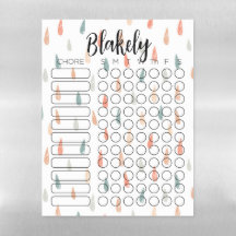 Magnetic Dry Erase Chore Chart