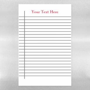 Magnetic Dry Erase Vinyl Sheet