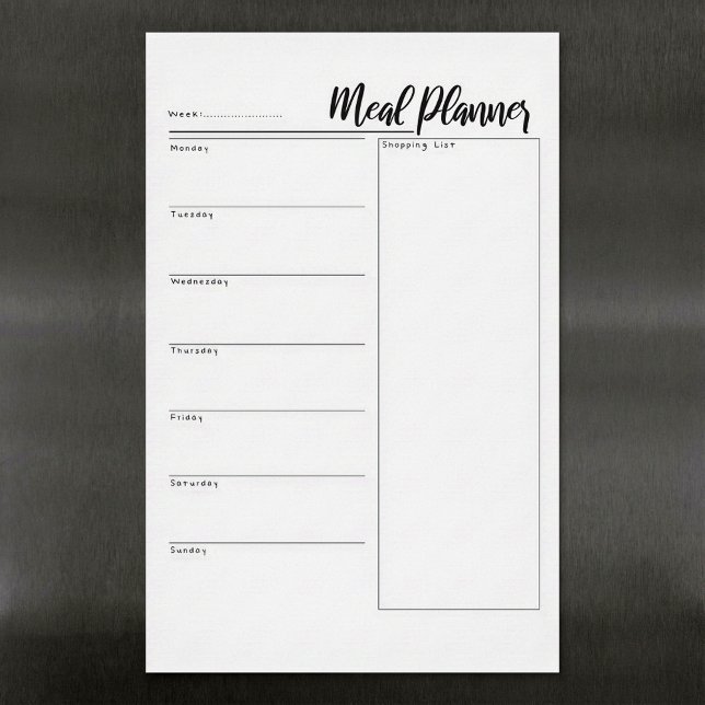 Magnetic Dry Erase Weekly home Meal Planner Magnetic Dry Erase Sheet (Magnetic Dry Erase Weekly home Meal Planner Magnetic Dry Erase Sheet.)