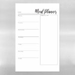 Magnetic Dry Erase Weekly Meal Planner Magnetic Dry Erase Sheet<br><div class="desc">Organize your daily meals with this Magnetic Dry Erase Weekly Perpetual Meal Planner Magnetic Dry Erase Sheet</div>