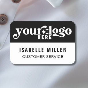 Magnetic Employee Name Company Logo  Name Tag