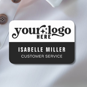 Magnetic Employee Name Company Logo  Name Tag