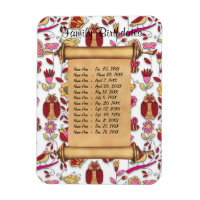 Magnetic Family Birthday Reminder - Customize