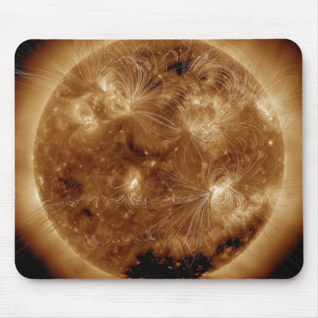 Magnetic field lines on the Sun 2 Mouse Pad (Front)