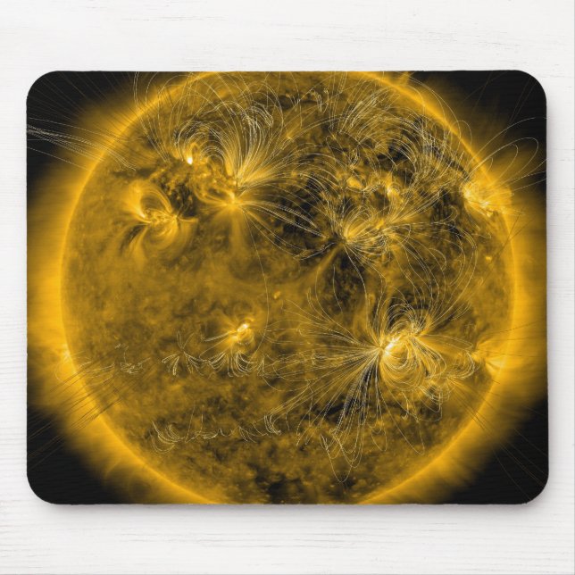 Magnetic field lines on the Sun Mouse Pad (Front)