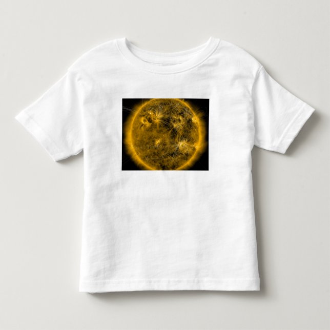 Magnetic field lines on the Sun Toddler T-shirt (Front)