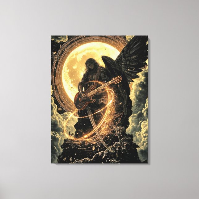 Magnetic fire. From the song Magnetic Fire.  Canvas Print (Front)