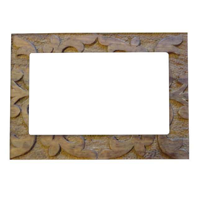 Magnetic Frame Etched Teak (Front)