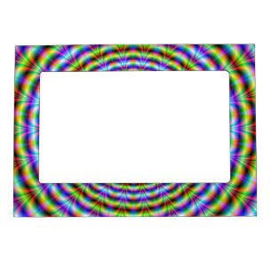 Magnetic Frame    Psychedelic Neon Ripples