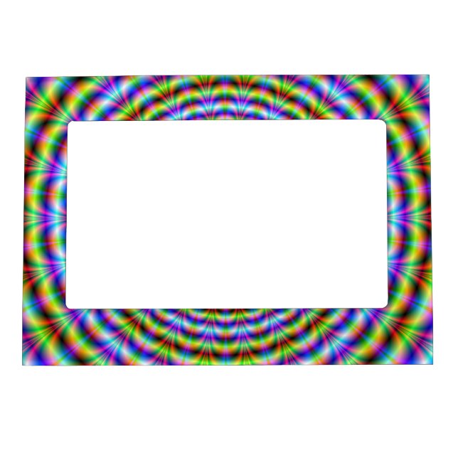 Magnetic Frame    Psychedelic Neon Ripples (Front)